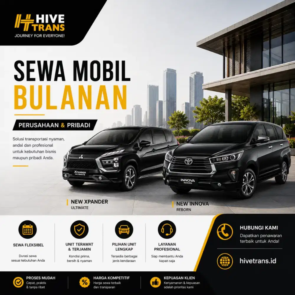 Sewa Mobil Bulanan Perusahaan di Bekasi