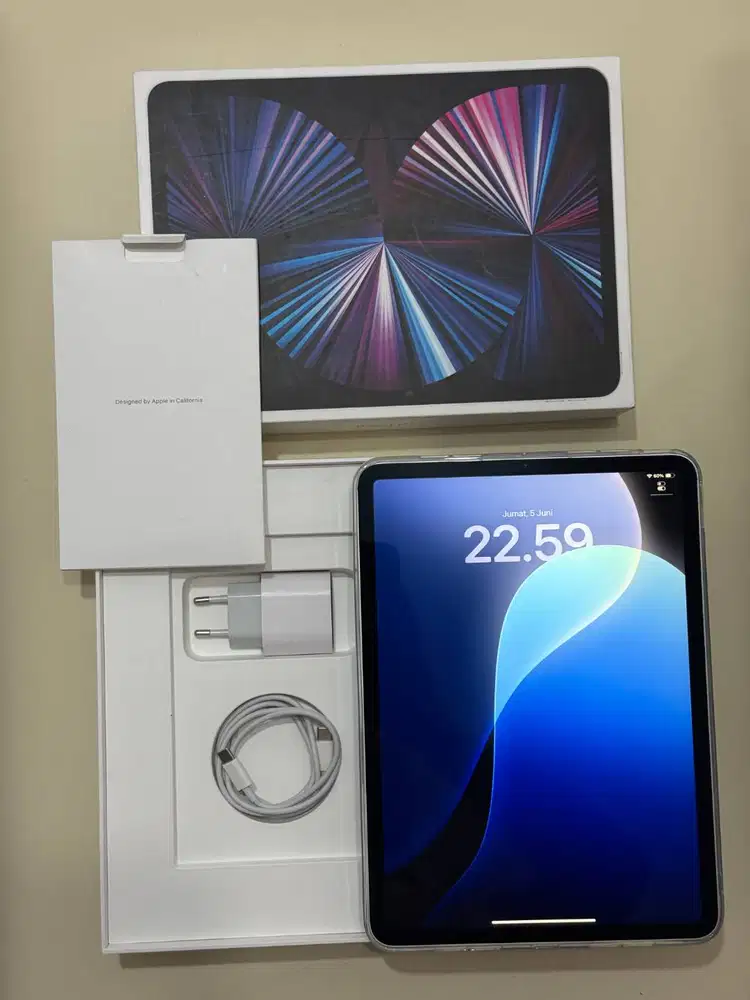 Ipad Pro 11 inch (Gen 3 2021) 4G 512gb - Wifi + Cell - Resmi Indo