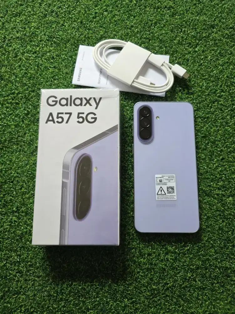 Samsung A57 5G Lilac New 
CEK UNIT Blm Terpakai
Ram 8gb/256gb