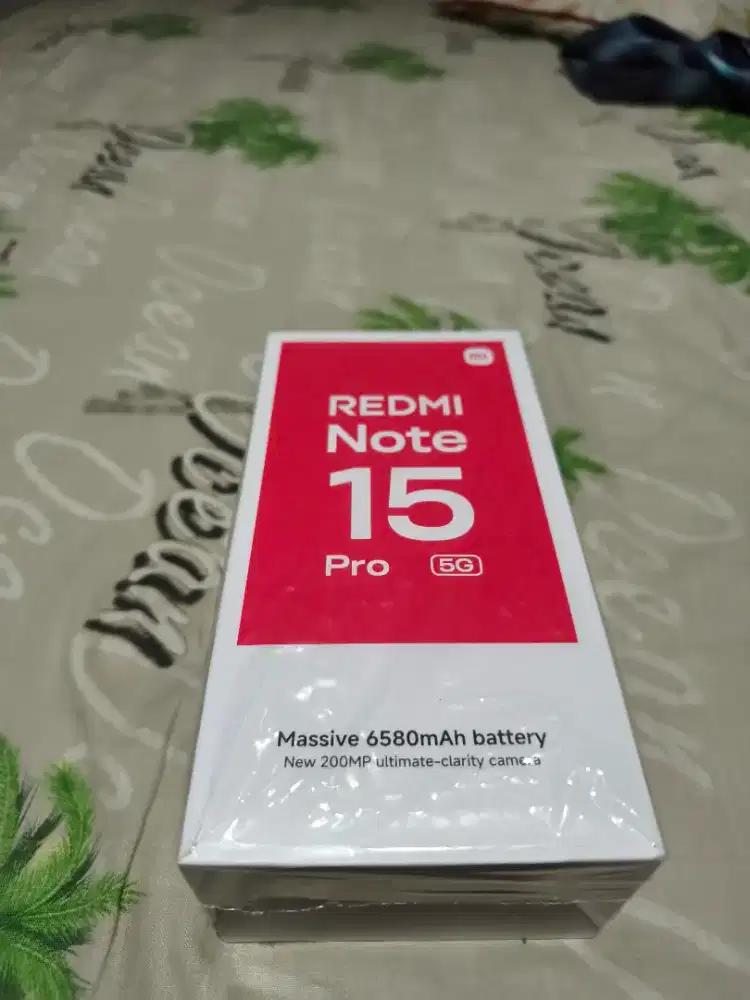 Bismillah jual redmi note 15 pro ram 8/256 warna titanium lengkap
