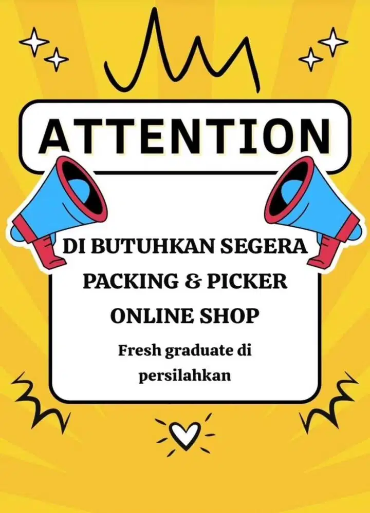 DIBUTUHKAN SEGERA ADMIN ONLINE SHOP