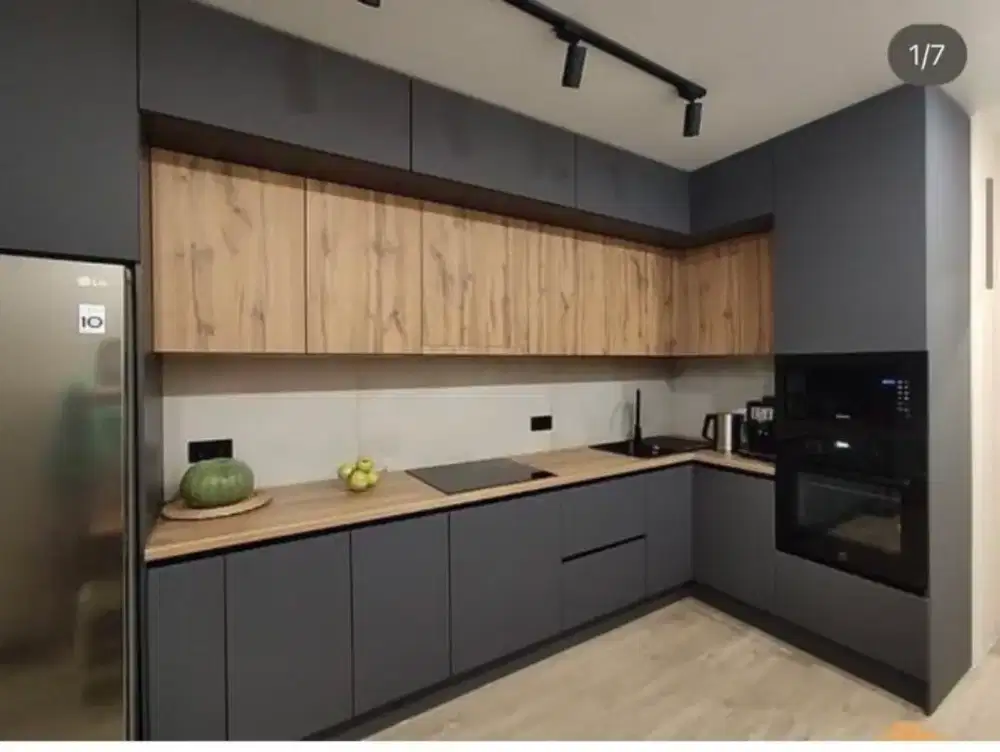 KITCHEN SET MINIMALIS WARDROBE BEDROOM SET BACKDROP TV