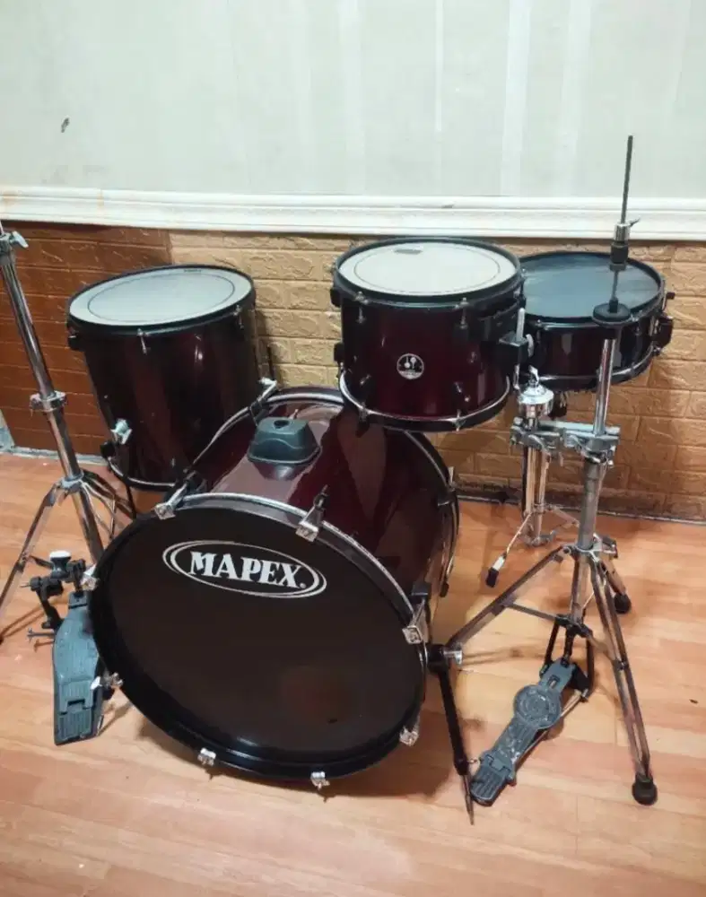 Drum MAPEX V kelengkapan sesuai foto