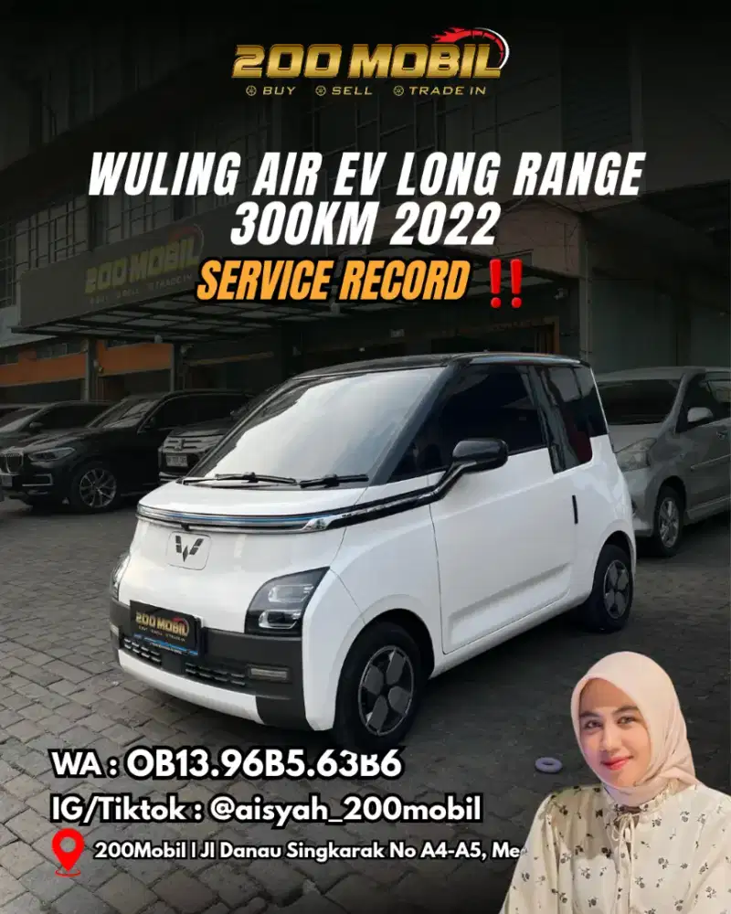 Wuling Air EV Long Range 300km 2022 Listrik