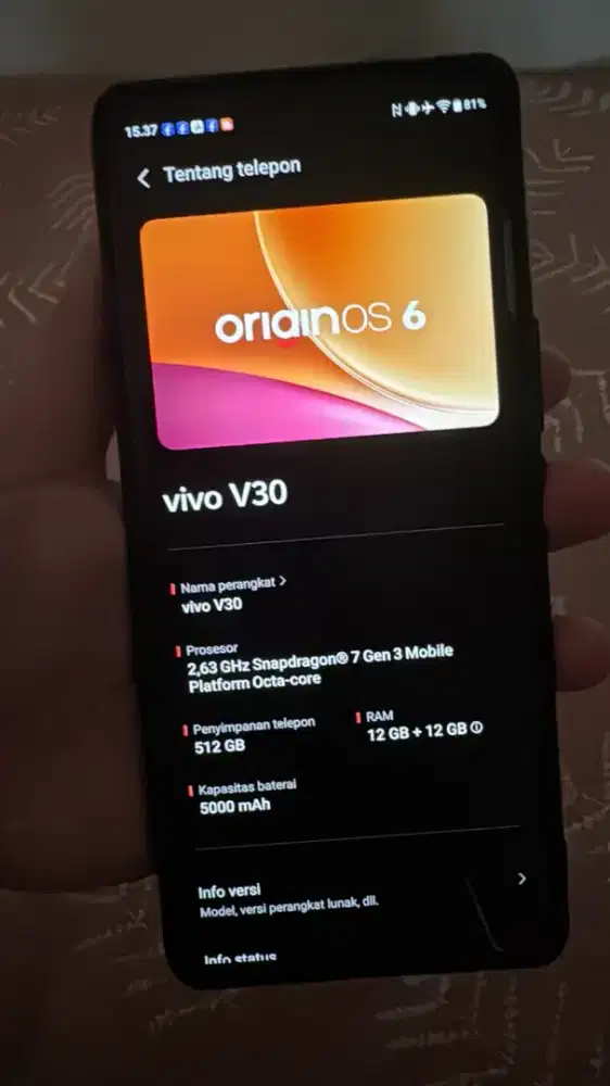 VIVO V30 5G 12/512GB