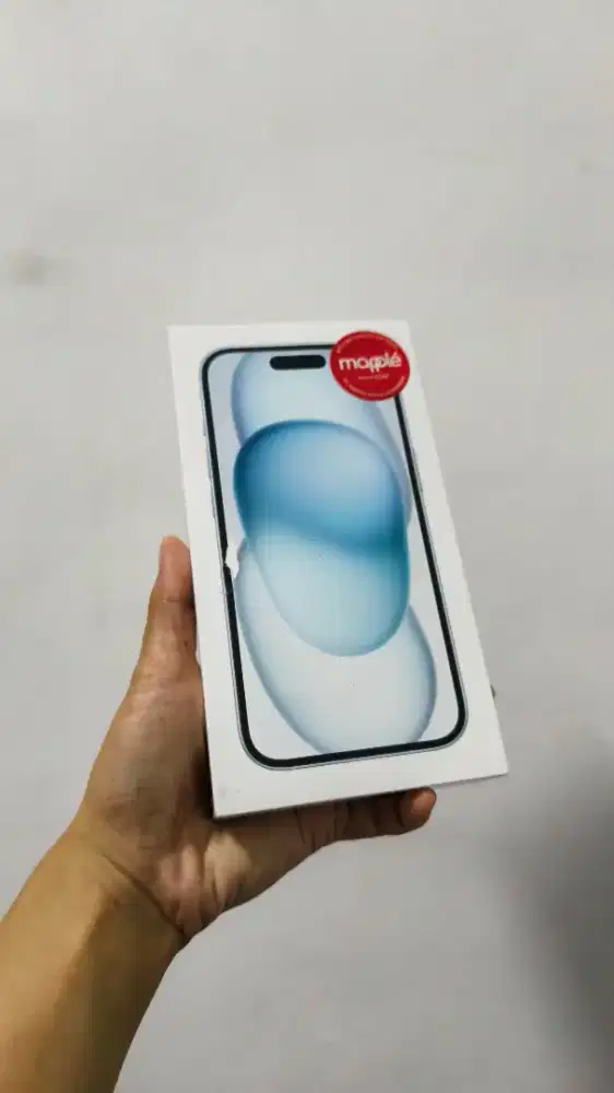Jual cepet iPhone 15 128gb Blur Resmi New Segel