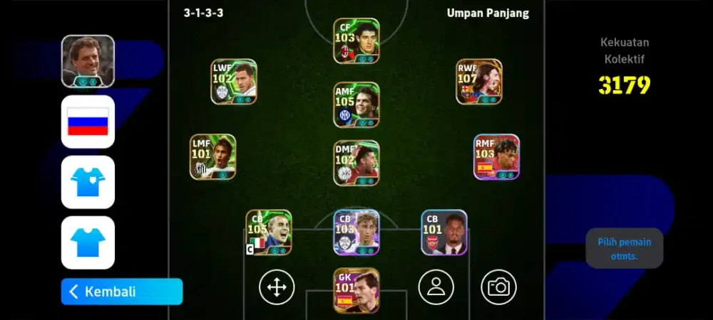 efootball messi 110