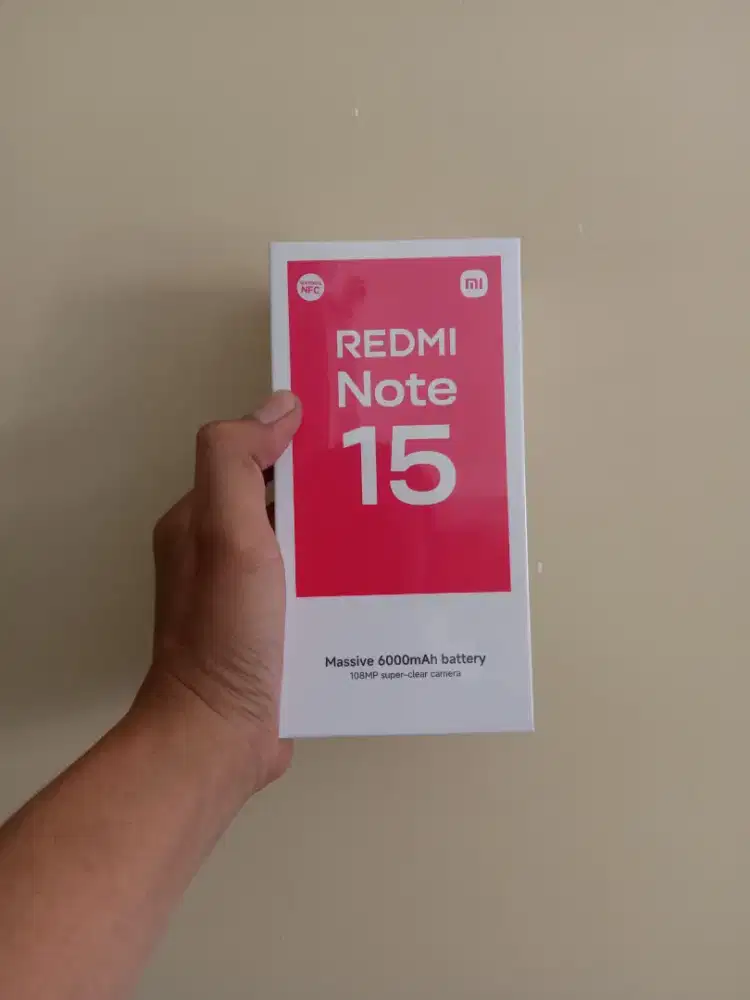[ Fast respon WA ] Xiaomi Redmi Note 15 8/256 Garansi resmi 15bln