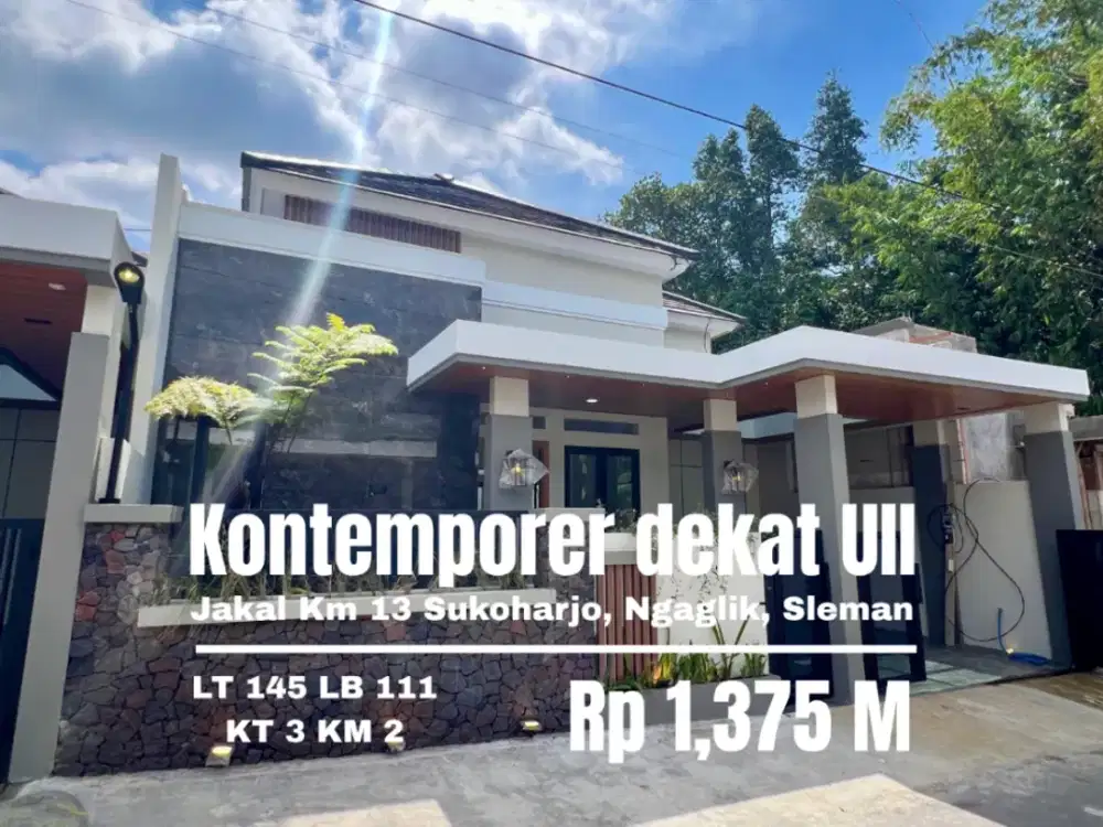 Rumah Baru Dekat Uii Jakal Km 13 Sukoharjo