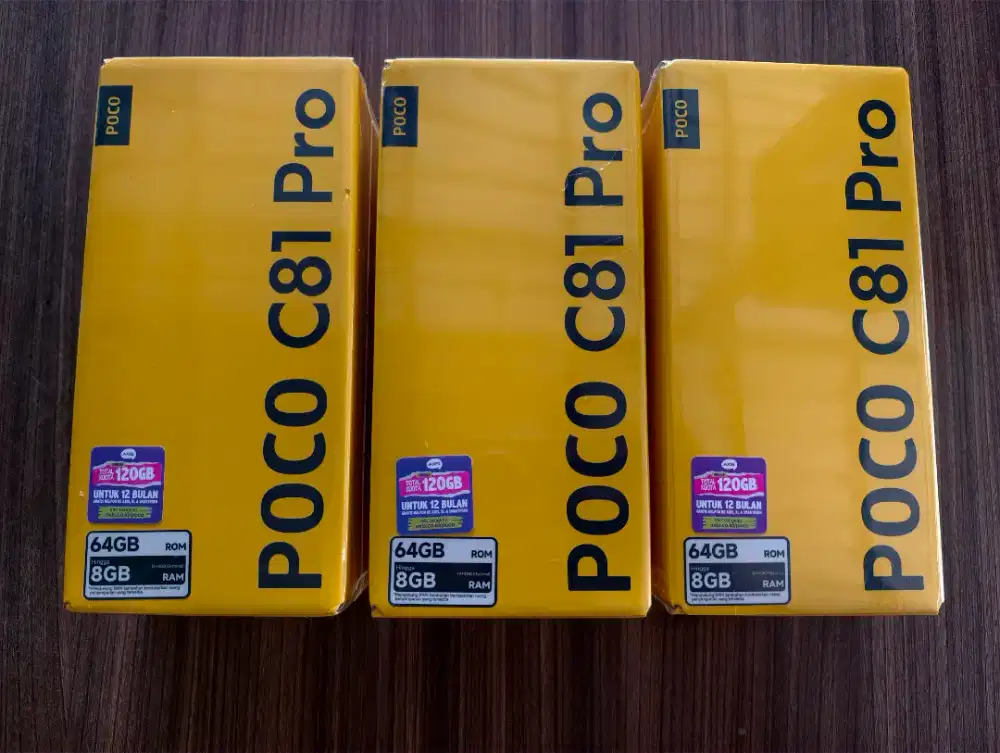 POCO C81 PRO 4+4/64 BARU GARANSI RESMI