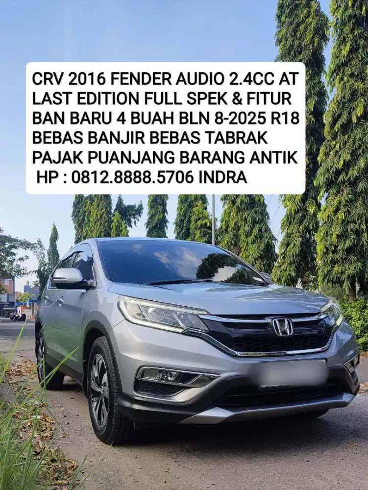 HONDA CRV 2017/2016 PRESTIGE AUDIO FENDER BAN 4 BARU PAJAK BLN 2-2027