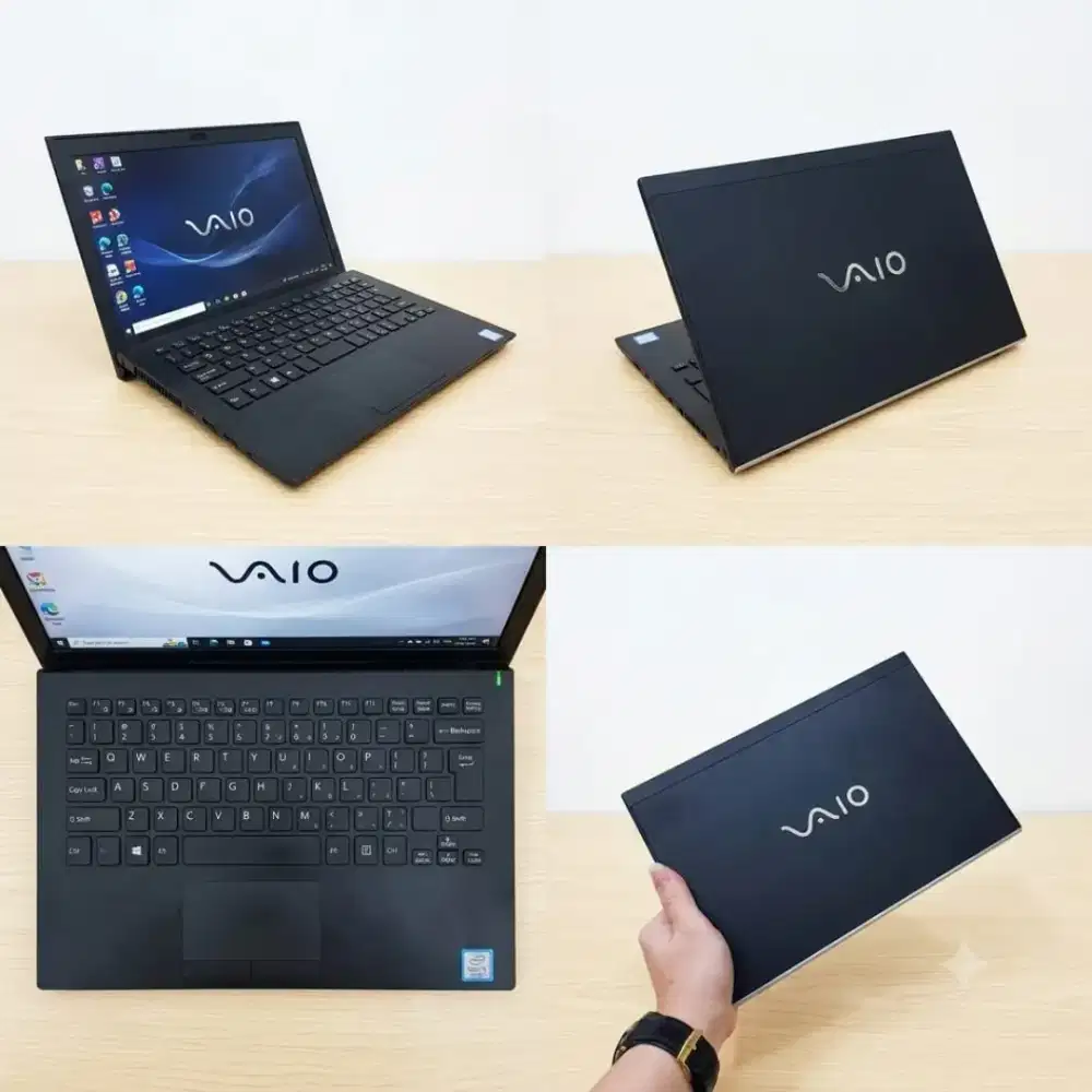 Laptop Sony Vaio 13 Core i5 RAM 8GB SSD 256GB Normal GARANSI Lengkap