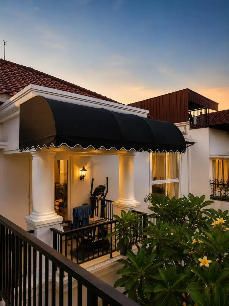 Kanopi Awning bahan berkualitas tahan panas dan hujan