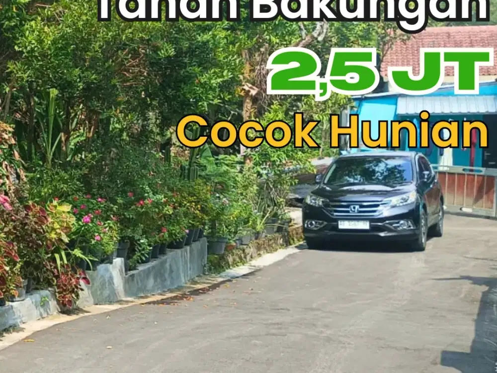 Dijual tanah lokasi Bakungan, Wedomartani Tanah Utara Stadium Maguwoharjo yogyakarta