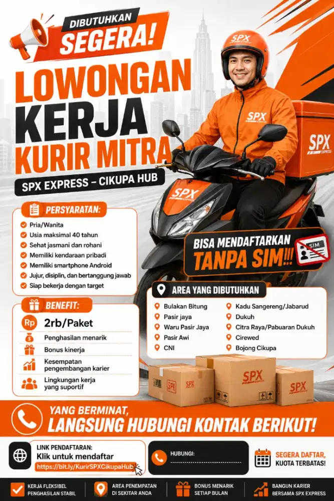 LOKER KURIR SPX EXPRESS