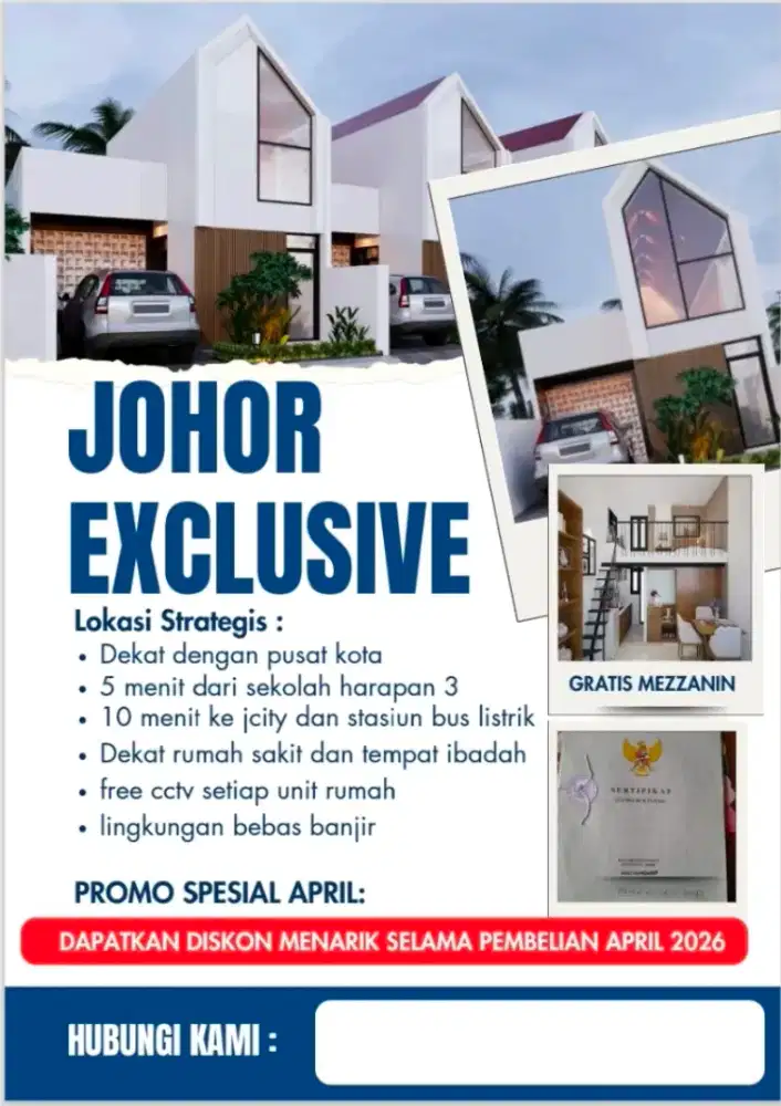 Rumah johor bebas banjir