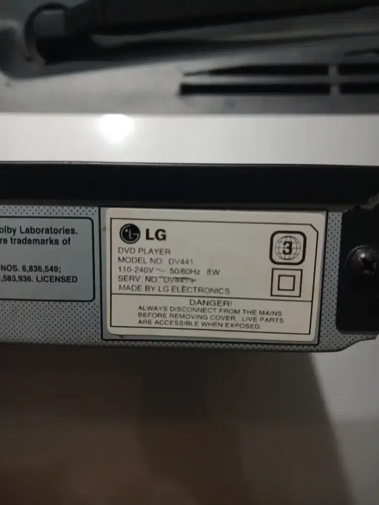 DVD Player LG DV441 bisa karaoke