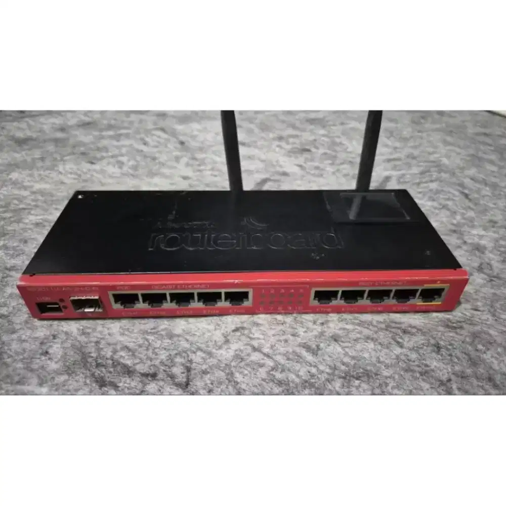Router MikroTik RB2011UiAS-2HnD-IN Bekas – Fullset, Normal, Siap Pakai