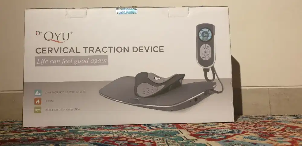 Dr Qyu Cervical Traction - Alat terapi leher dan saraf terjepit