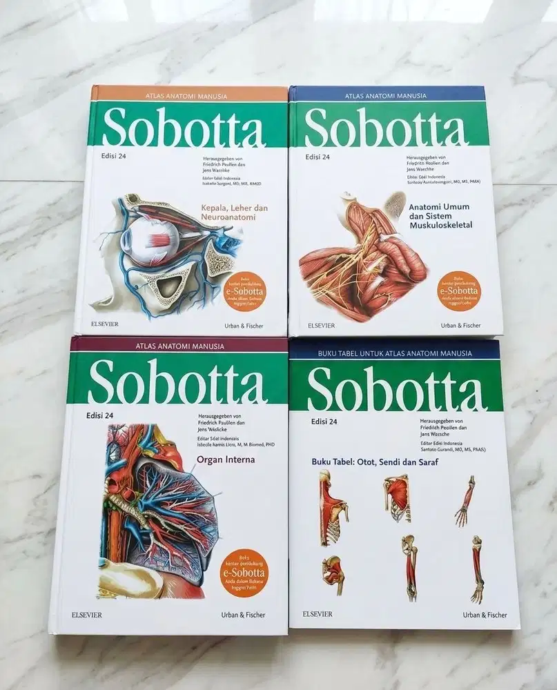 Wts Buku Atlas Anatomi Sobotta Edisi 24 (1 Set)