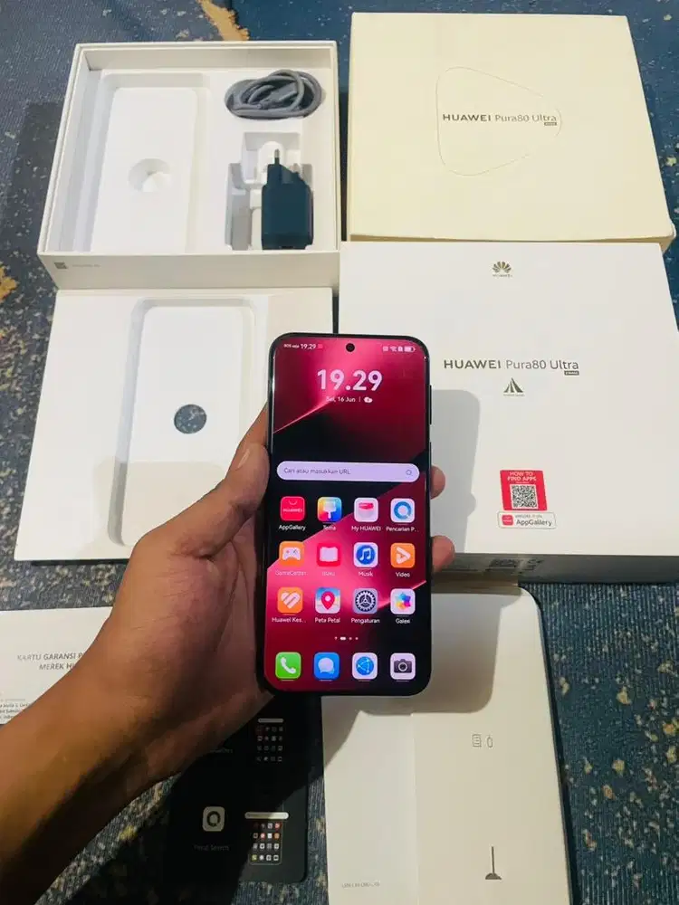 Huawei pura 80 ultra resmi indo 16/512 gb fullset garansi on nominus
