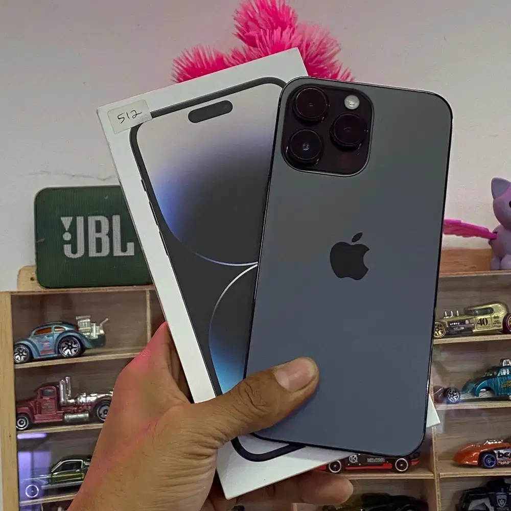 Iphone 14 promax 512gb black second iBox