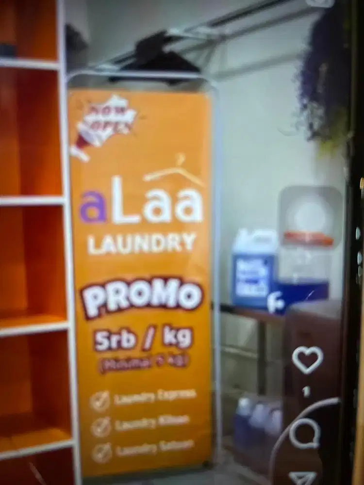 Dijual Usaha Laundry Gress