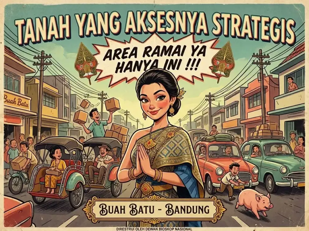 JUAL TANAH DI BUAH BATU, TURANGGA, LENGKONG, BANDUNG KOTA.