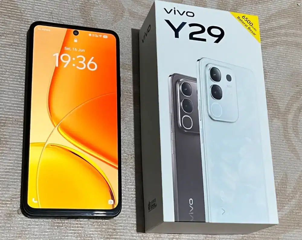 HP VIVO Y29 4G ~ Baterai 6500mah Tahan Badai RAM 8/128GB Mulus