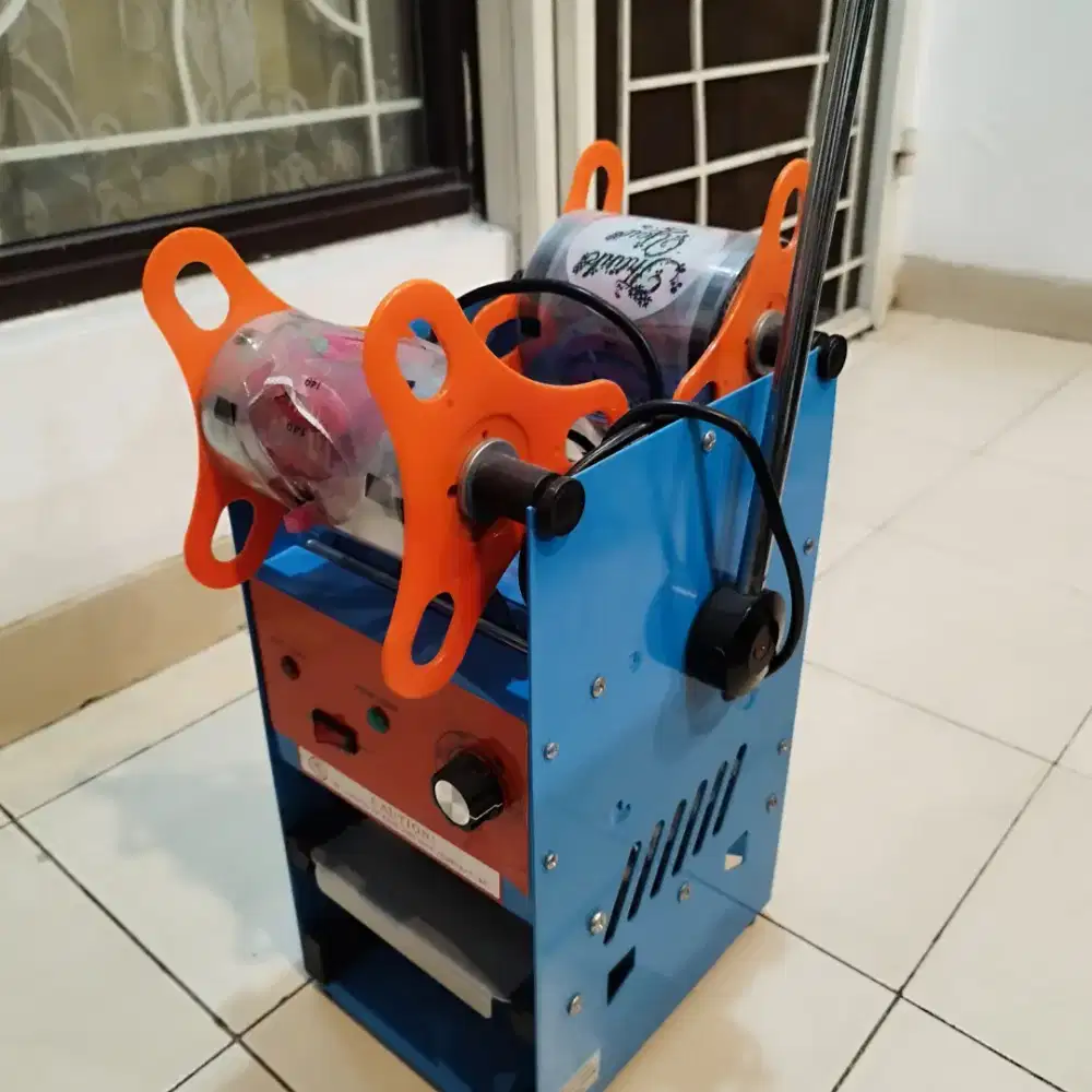 Dijual murah mesin cup sealer merk Reaim 8-20 Oz Masih Bagus