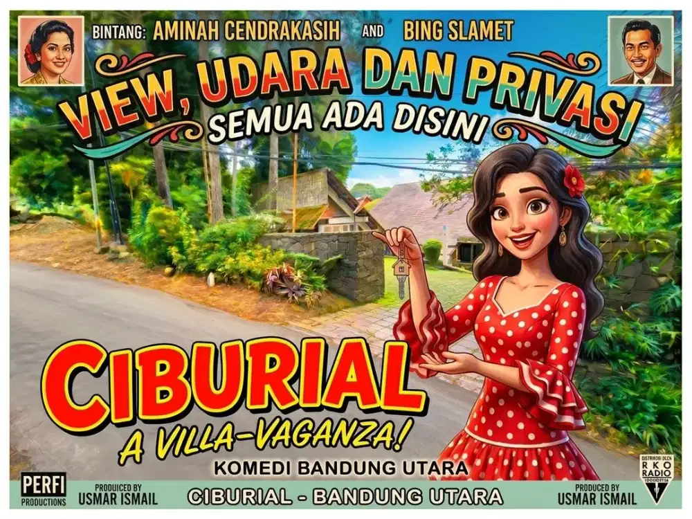 JUAL TANAH DI CIBURIAL, DAGO, BANDUNG UTARA.