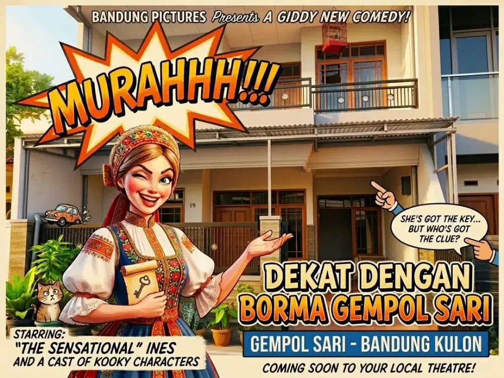 JUAL RUMAH DI GEMPOL SARI, CIJERAH, MELONG, BANDUNG KULON.