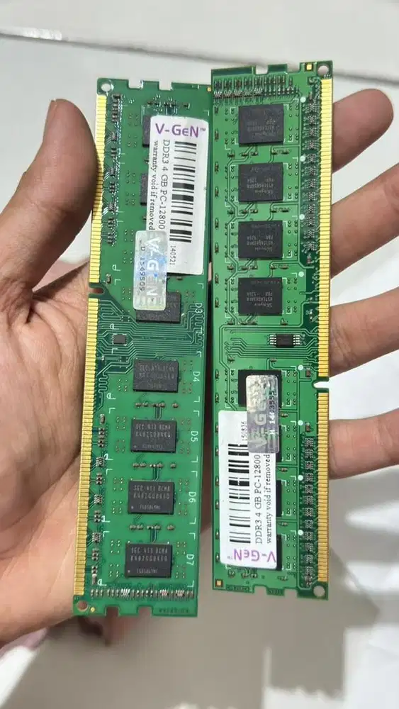 RAM V-GEN 4GB dua keping