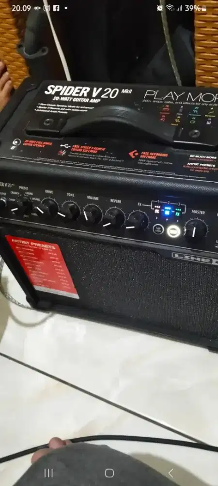 Ampli gitar spider v
