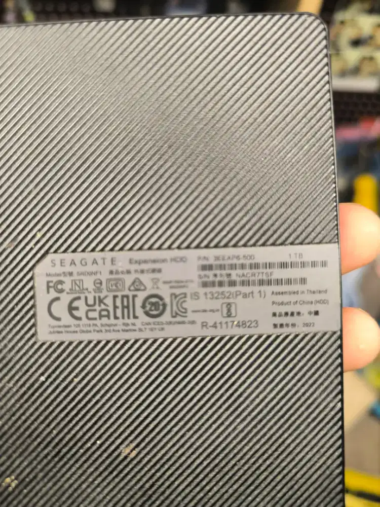 SEAGATE HDD EXTERNAL 1TB