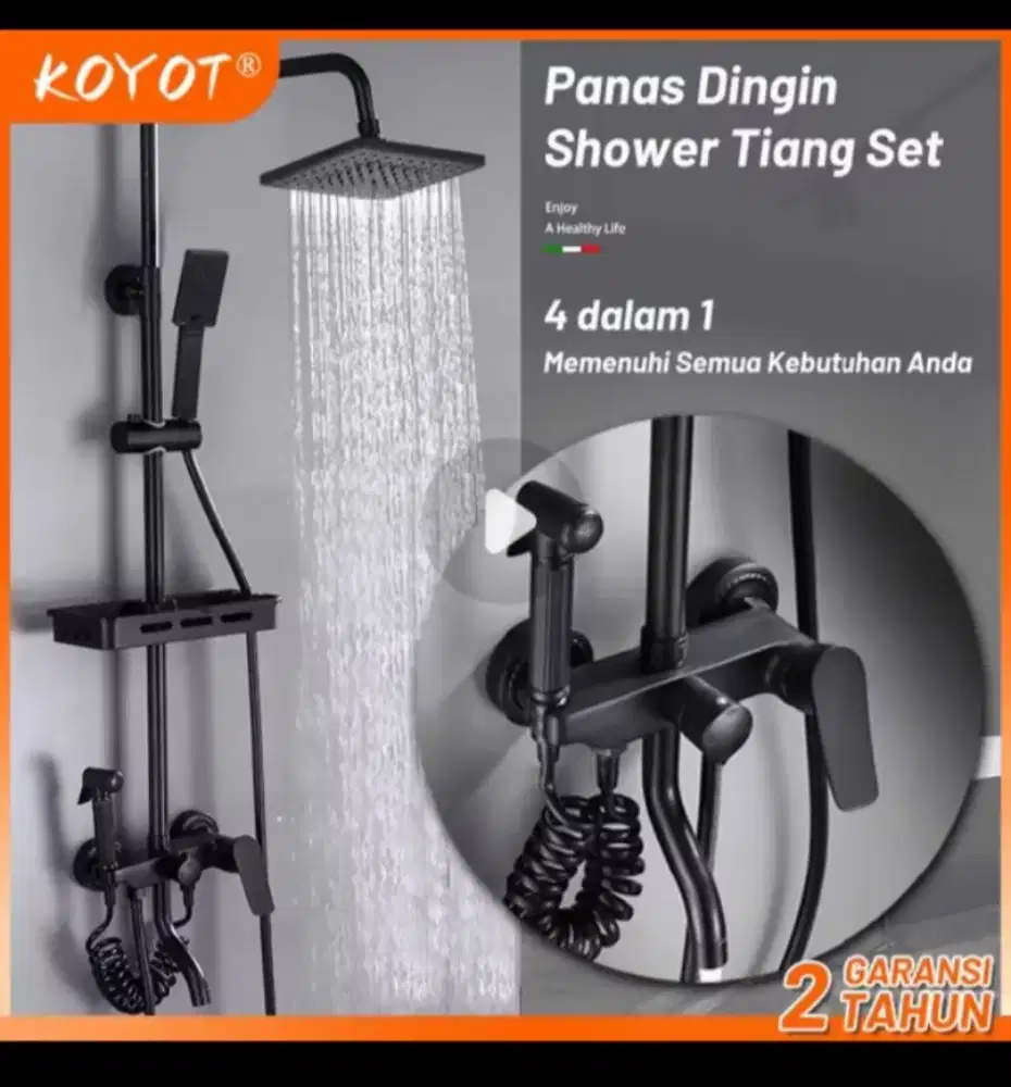 Shower koyot masih baru