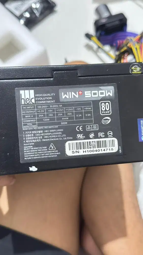 PSU HEC 500w 80+
