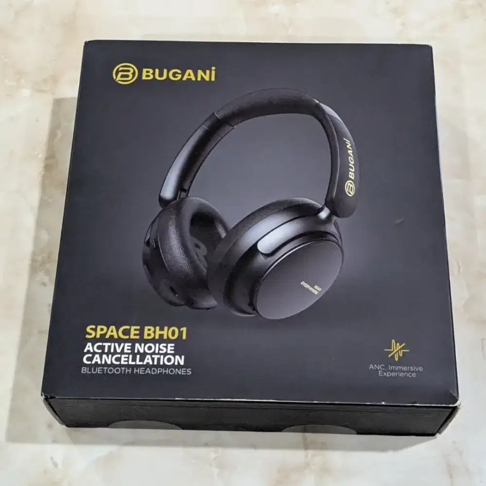 BUGANI Space BH01 Headphones with Hybrid Active Noise Canceling