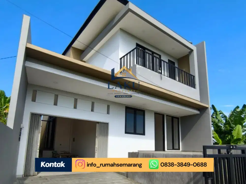 Unit Langka! Rumah Mewah Baru di Kawasan Premium Gajahmungkur (Harga Nego)