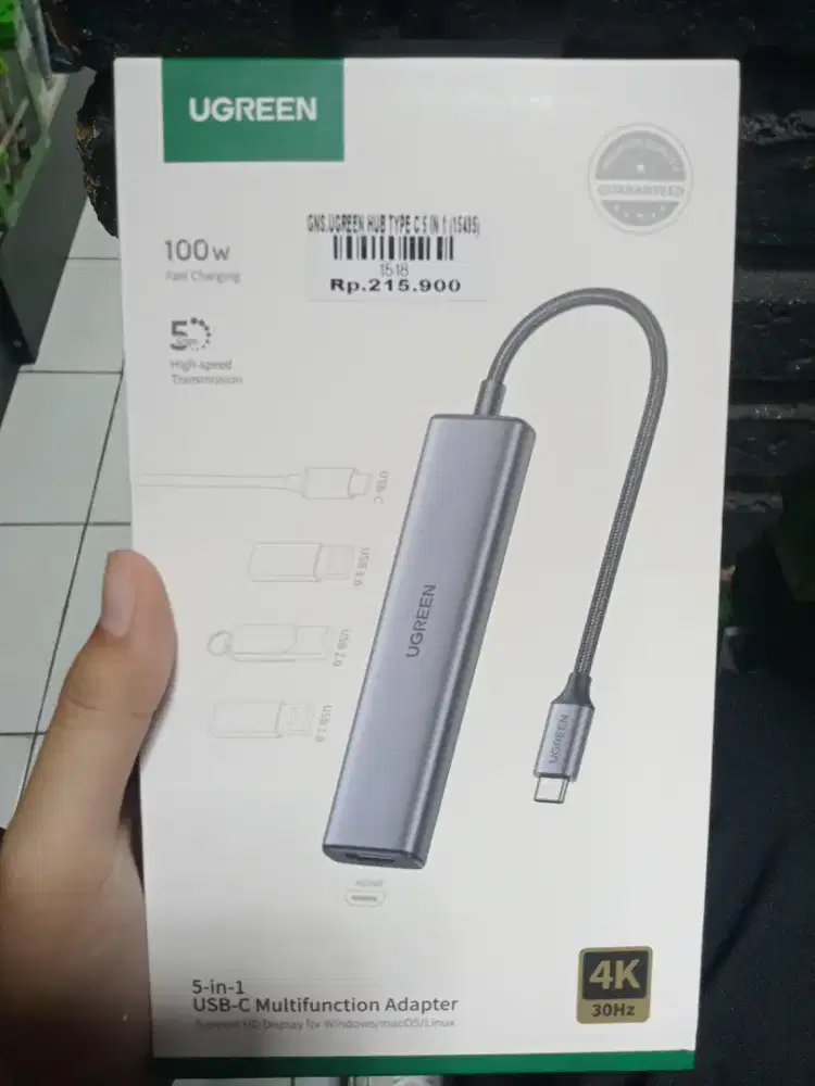 UGREEN HUB TYPE C 5 IN 1| ATLANTIS DAHSYAT