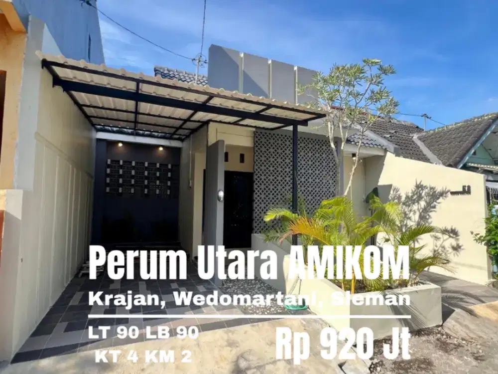 Rumah murah perumahan dekat Amikom dan Upn