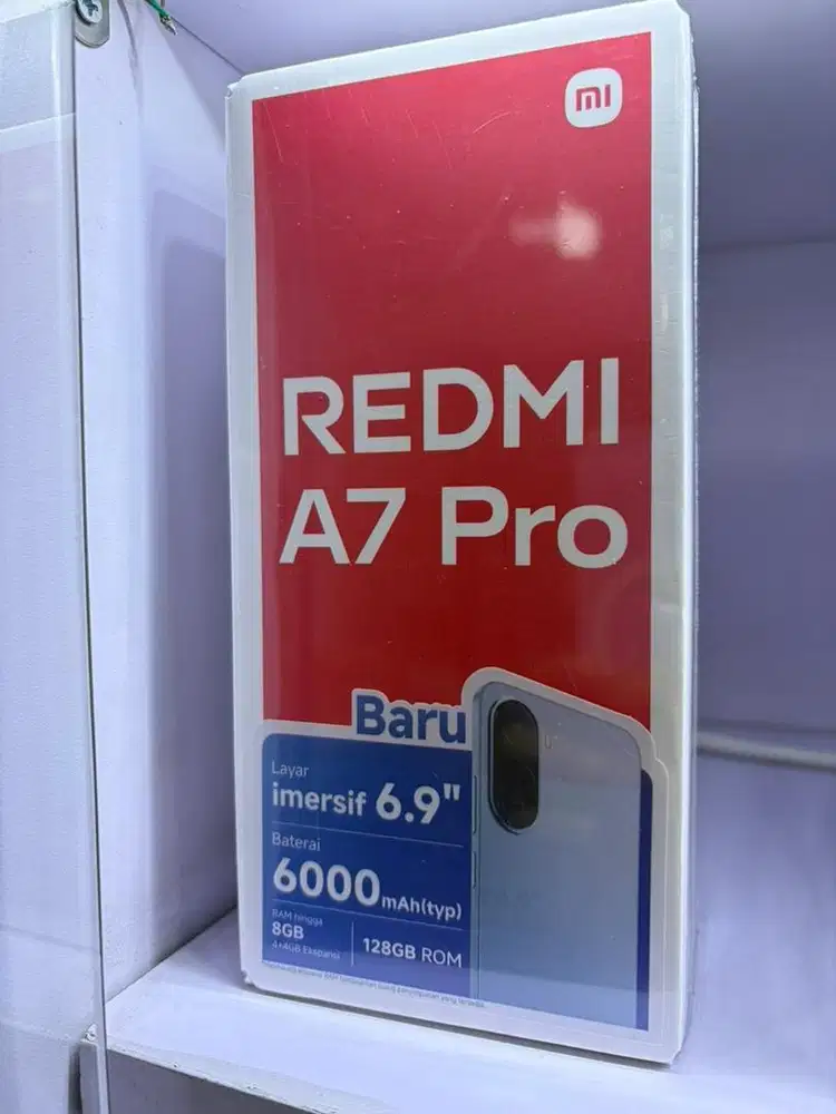 Redmi A7 pro Ram 4/128gb baru garansi resmi nasional 15 bulan