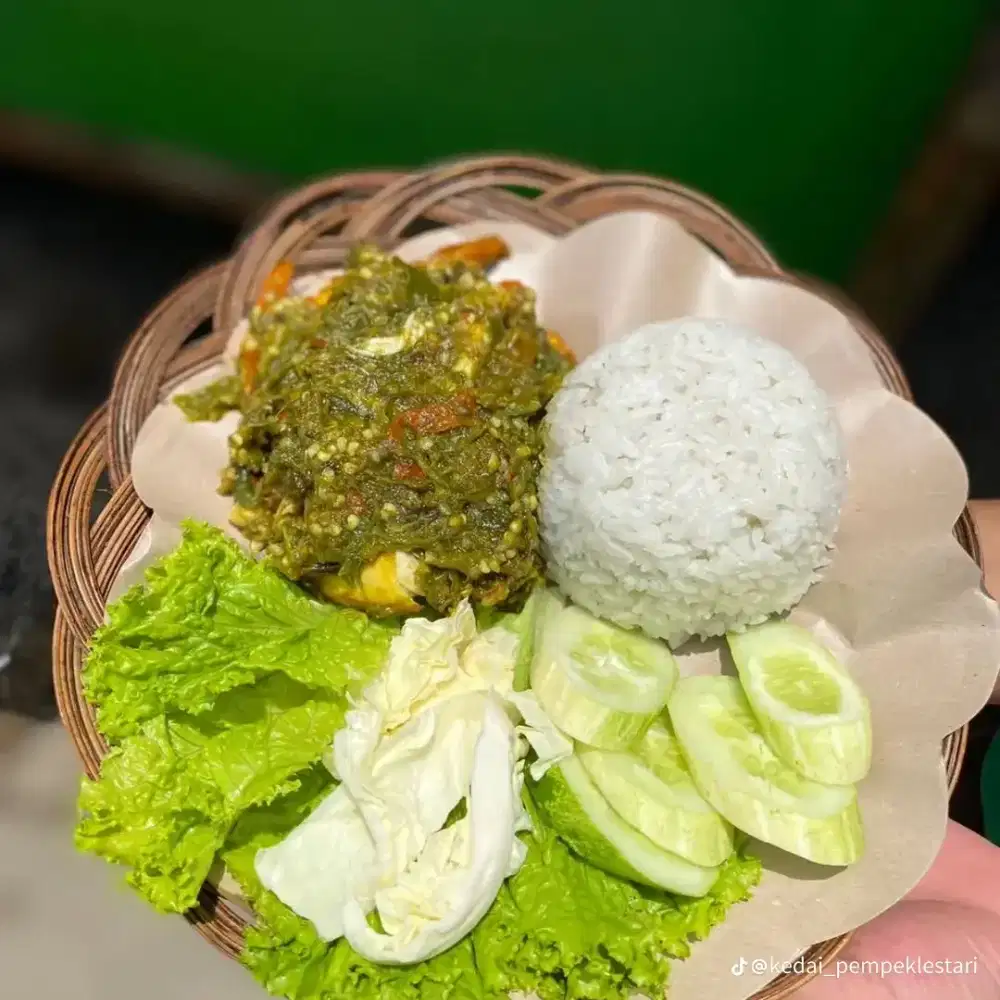 Jual ayam penyet sambal ijo