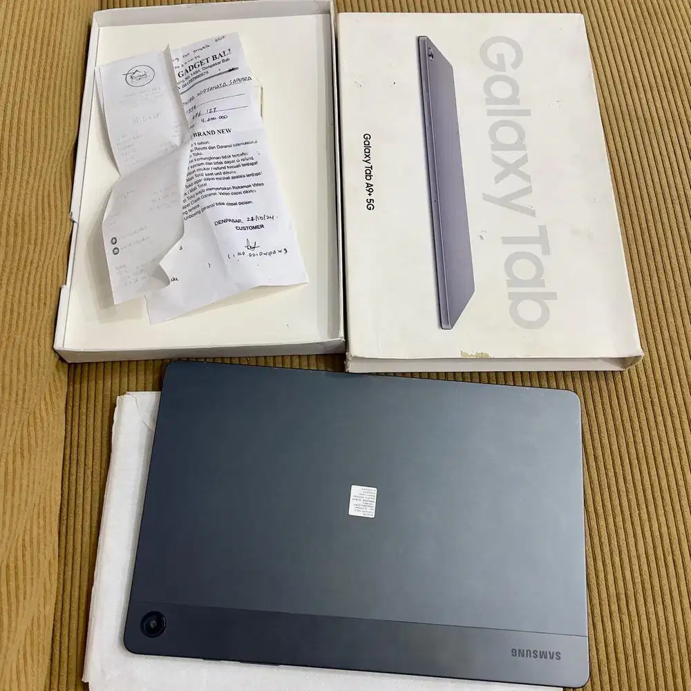 Samsung tab a9 plus 5g ram 8 / 128 resmi fullset original