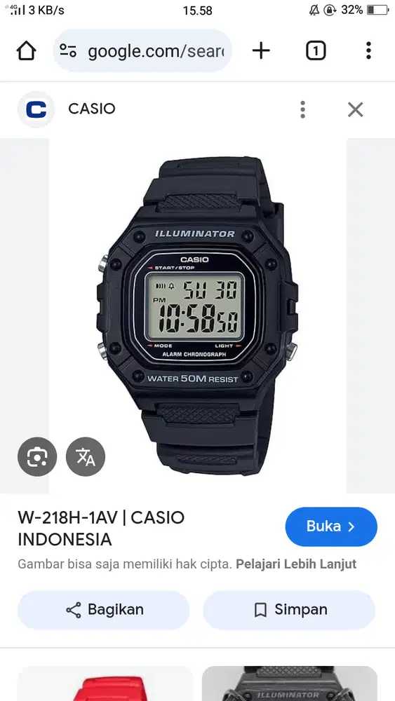 Casio W-218-1AV