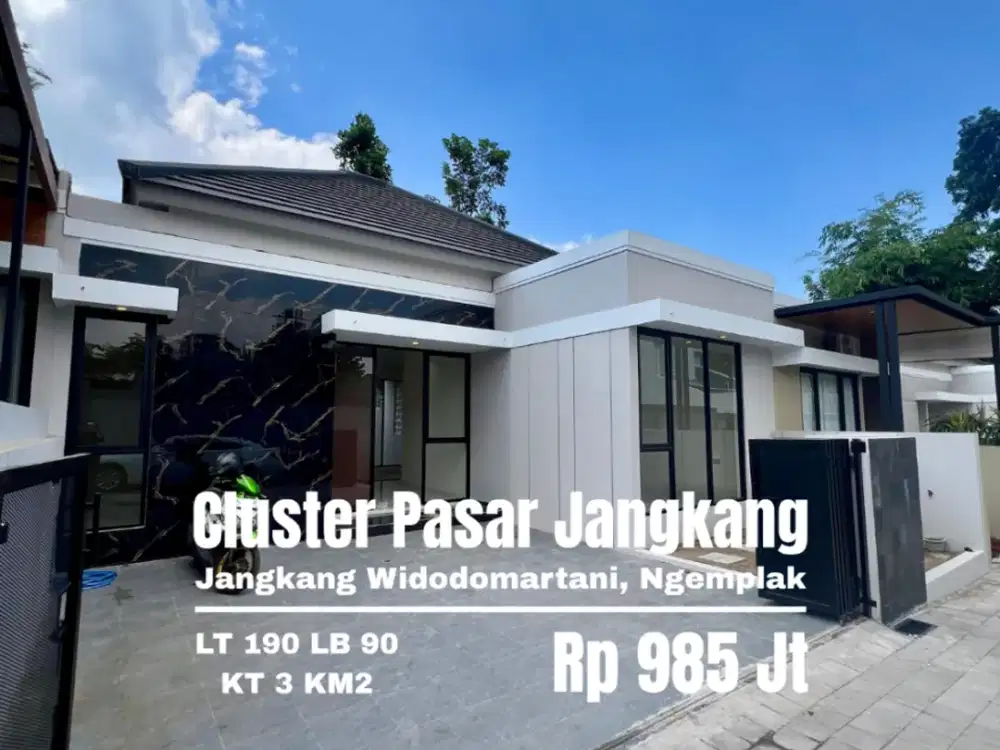 Rumah baru Murah luas dekat pasar Jangkang Timur UII