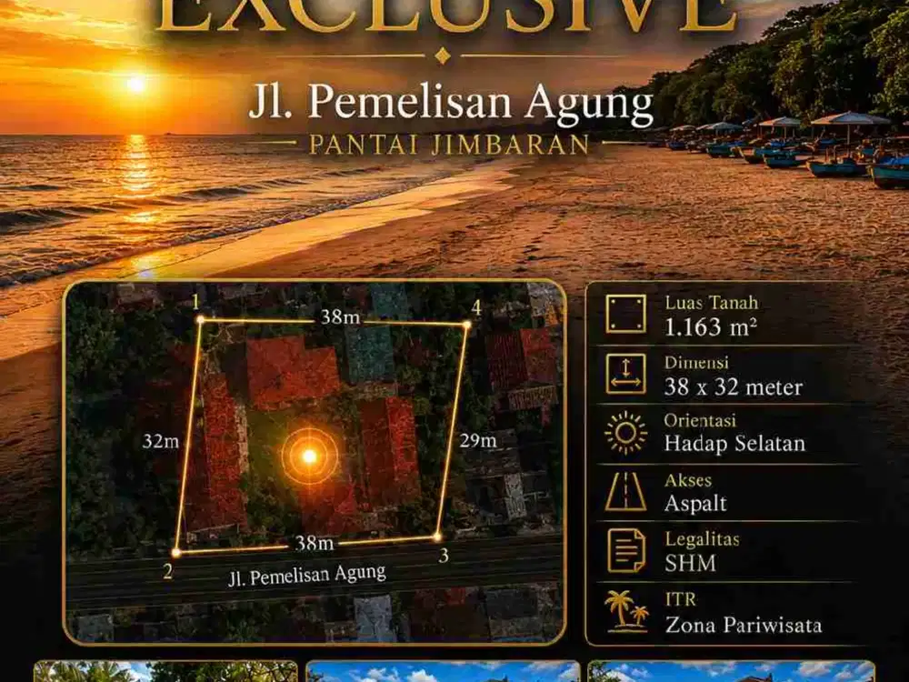 Tanah Premium Pemelisan Agung Pantai Jimbaran