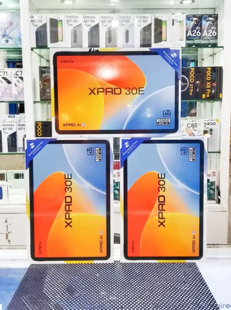 BARU...INFINIX XPAD 30E RAM 4+4/128 SEGEL/GARANSI RESMI.