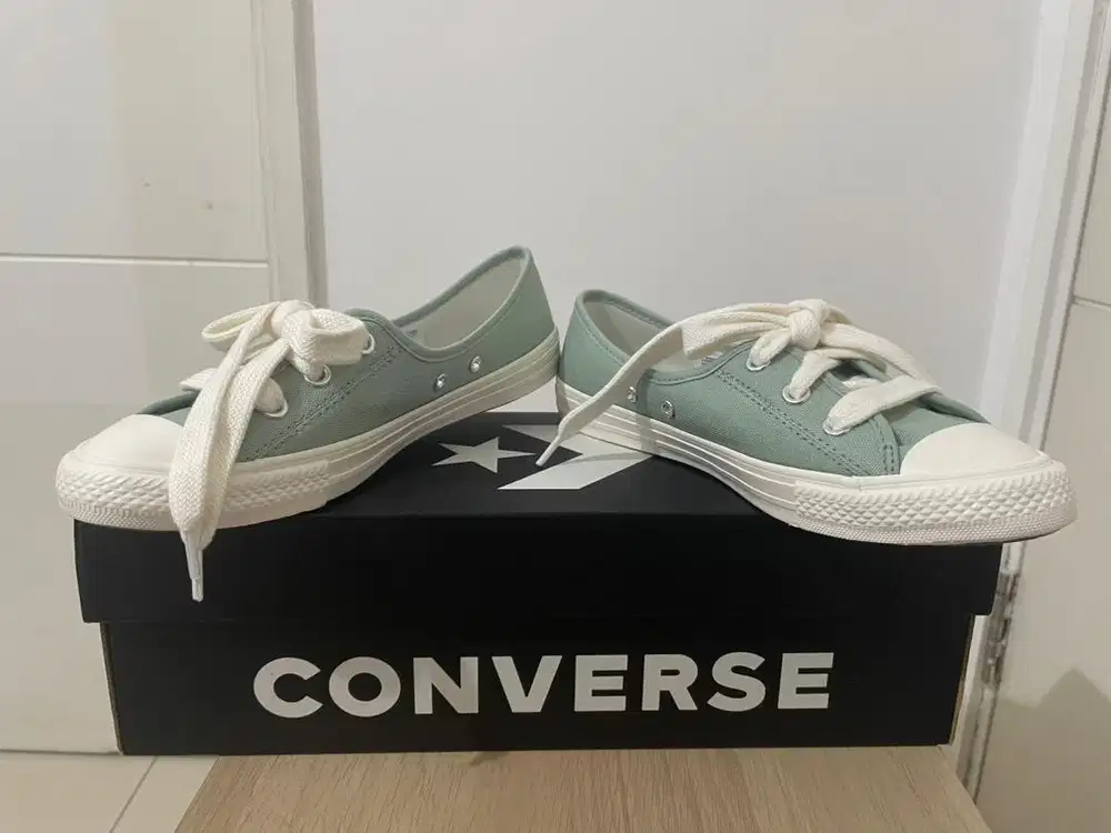 [BNIB] CONVERSE CTAS BALLET LACE WOMEN’S SNEAKERS - THYME AGAIN sz 36