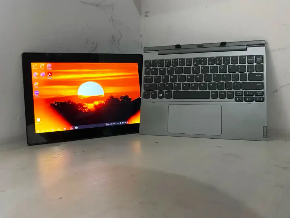 Lenovo Ideapad D330 + Laptop keyboard bisa dicopot
